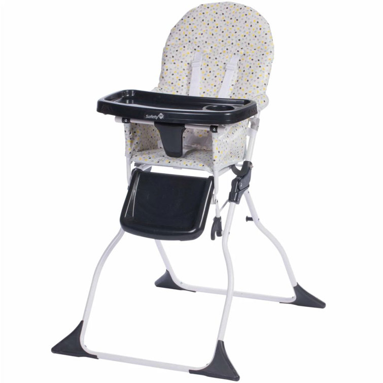 HoneyBee Nursery Safety 1st Folding High Chair Keeny Grey Patches Black